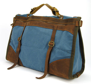 Vintage Canvas Leather Travel Bag